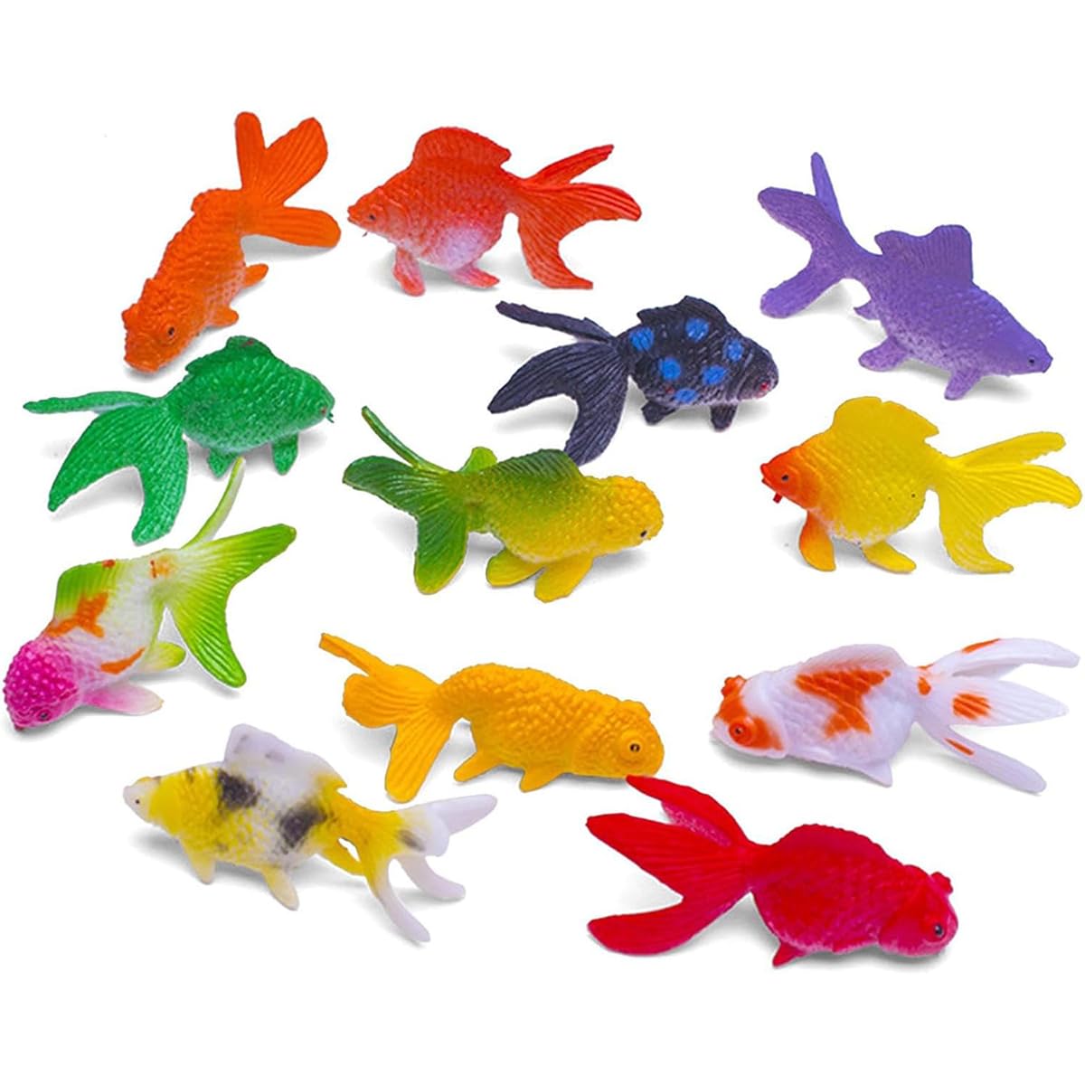 タイムセール 金魚 アートプレミアム 極 樹脂金魚 置物 ミニチュア フィギュア Amazon | ミニチュア金魚フィギュア12体セット ミニチュア金魚